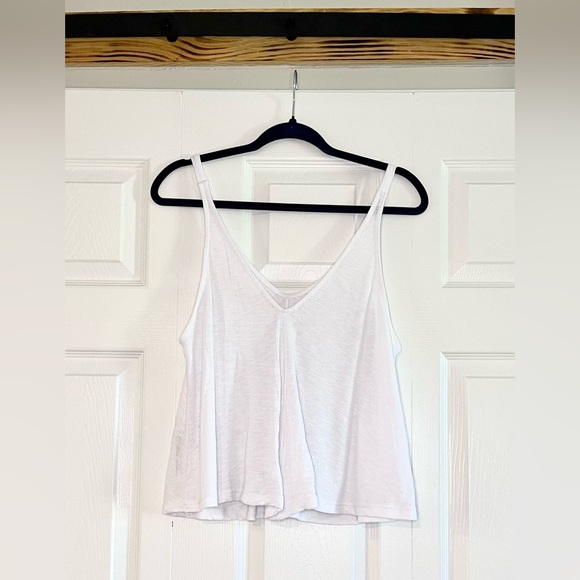 Free People - White Flare Tank Top - Picture 2 of 4